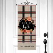 Personalized Hello Fall with Tan