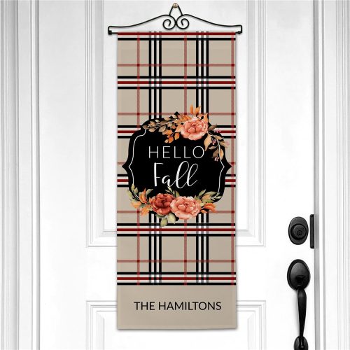 Personalized Hello Fall with Tan