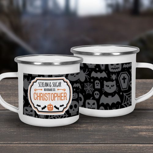 Personalized Scream and Sugar Camper Mug