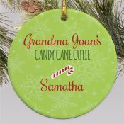 Personalized Candy Cane Ornament