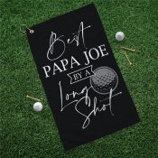 Personalized Best by a Long Shot Golf Towel