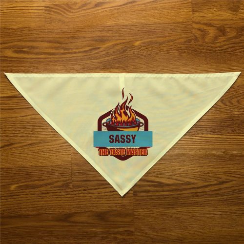 Personalized Grill Master Pet Bandana
