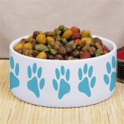 5 paw prints Pet Bowl