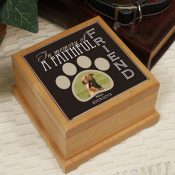 Personalized Faithful Friend Memorial Photo Urn