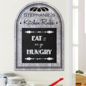 Kitchen Rules Sign