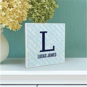 Personalized Baby Name 6x6 Table Top Sign