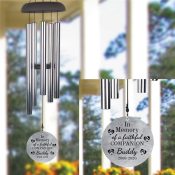 Personalized In Memory of a Faithful Companion Wind Chime