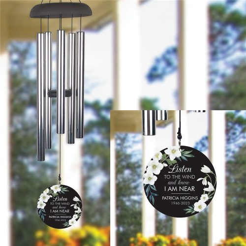 Personalized Listen to the Wind with Name and Years Wind Chime