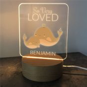 Personalized So Very Loved Square Light Up Sign