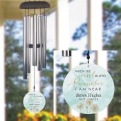 Personalized When the Wind Blows Wind Chime