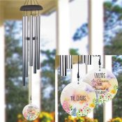 Personalized Friends and Flowers Wind Chime