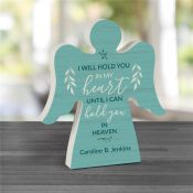 Personalized I will hold you in my heart Angel Sign