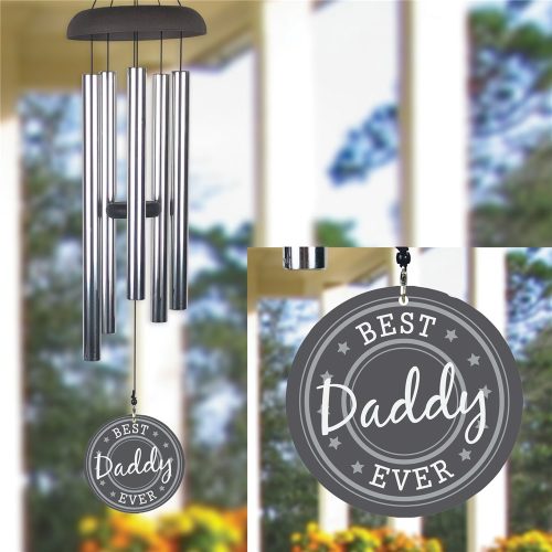 Personalized Best Dad Ever Wind Chime