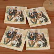Personalized Photo Marble Coasters